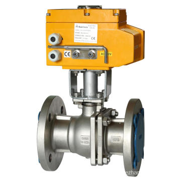 GB Standard Flange Connection--High Temperature Electric Ball Valve